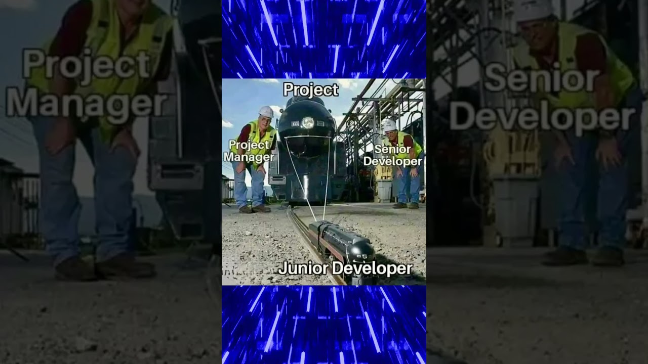 Project and Junior Devs @TechTerraTrends2 #memes #funny #viral #shorts #tech #project #dev #train