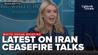 WHITE HOUSE BRIEFING: Karoline Leavitt defends Trump's comments about Iran, gives ceasefire update