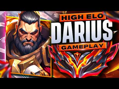 Season 2024 Darius Gameplay #17 - Season 14 High Elo Darius - New Darius Builds&Runes
