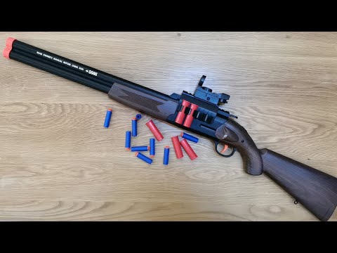 S686 Double Barrel Shell Ejecting Nerf Blaster 2022 - Soft Bullet PUBG Toy Gun