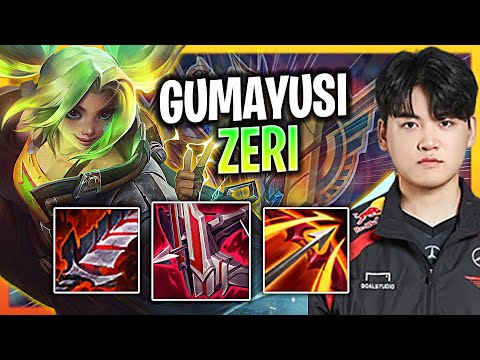 GUMAYUSI IS SO CLEAN WITH ZERI! | T1 Gumayusi Plays Zeri ADC vs Jinx!  Season 2024