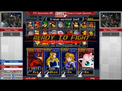 CFL Smackdown 185 Melee - Komodo + Ober vs Sigh + Profanity - Doubles LQ