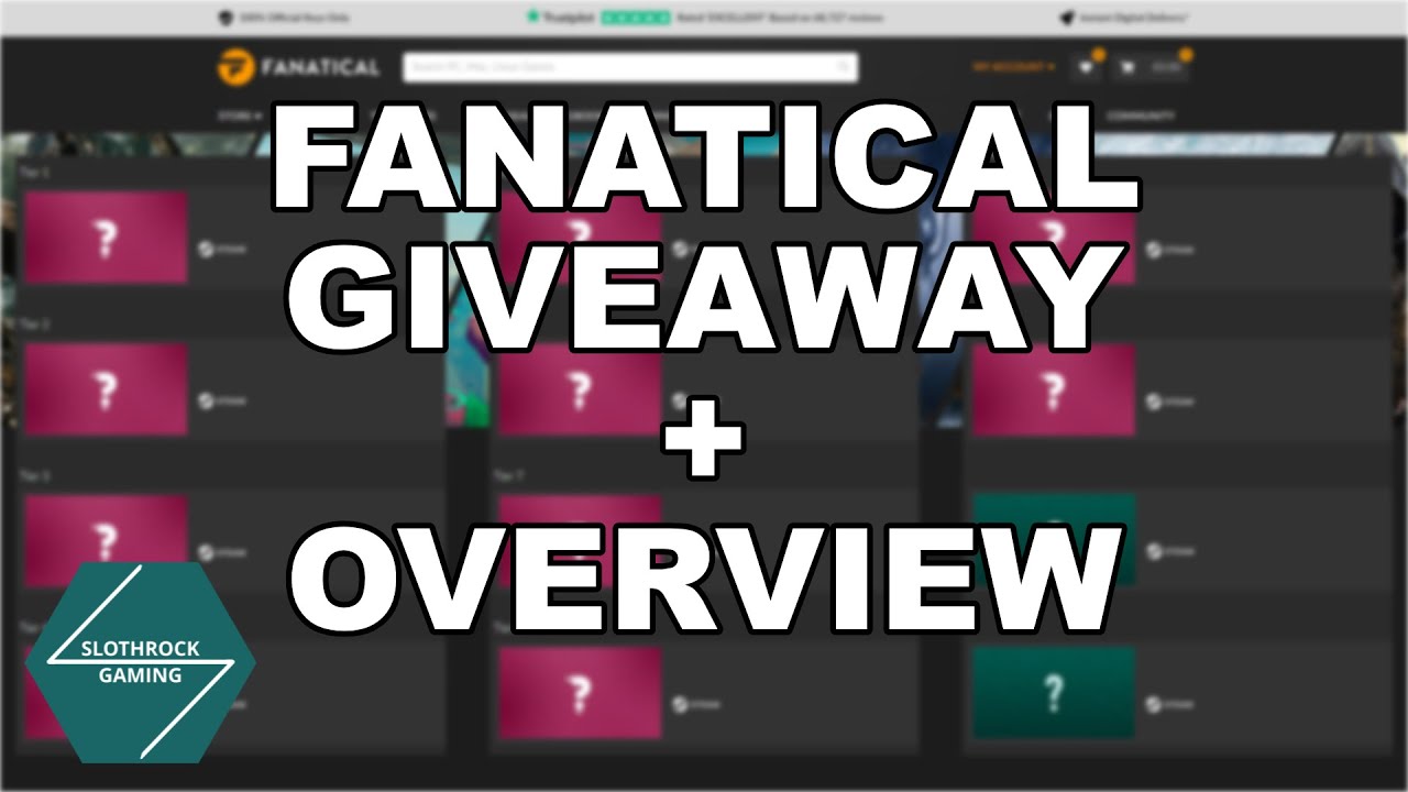 Fanatical.com overview and giveaway - FREE GAMES