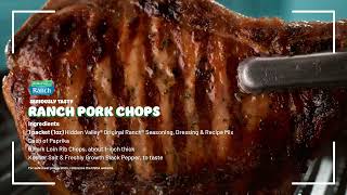  Seriously Tasty Ranch Pork Chops