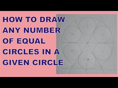 How to Draw Any Number of Equal Circles in a Given...