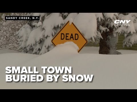 Small Central New York town crushed by massive snow