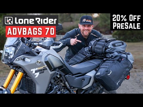 Lone Rider ADVBags 70 | Installation & Early Impressions (Rackless Motorcycle Luggage)