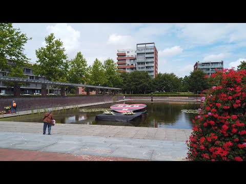 Caminhando em Amstelveen ⛅ | Centro | Área metropolitana de Amsterdã - 4K60