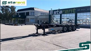 Nova polprikolica za prevoz kontejnerjev D-Tec Portmaster 1x20 / 2x20 / 1x30 / 1x40 / 1x45 Highcube Liftachse | Slika 4 - Autoline