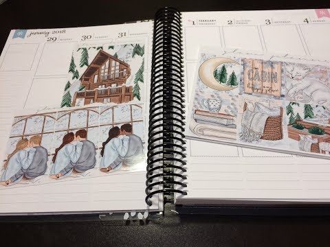 Plan With Me Week of Jan 29 - Feb 4, 2018 ft. Glam Planner