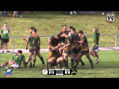 2015 Real NRL Preliminary Final 1st Grade Highlights - Wests v Macquarie