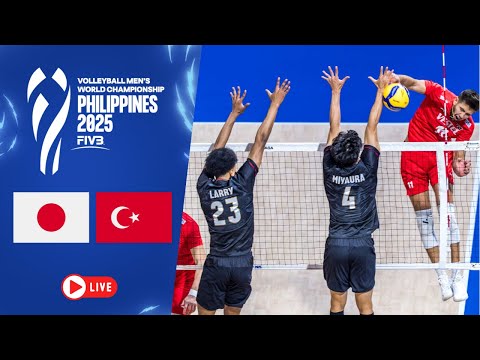 Japan 🇯🇵vs🇹🇷 Türkiye | FIVB Men’s World Championship 2025 | Quezon City, Philippines