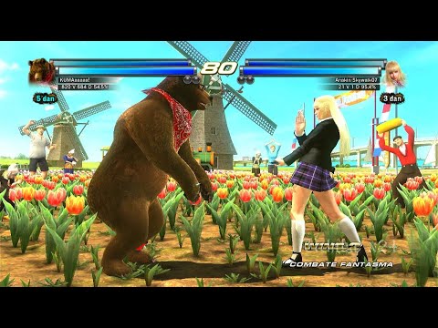 112 Lili Rochefort y Alisa Bosconovish VS Kuma y Heihachi Mishima - Tekken Tag 2 ( Uchiha x24 )