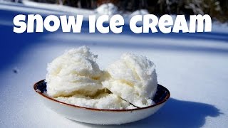 Snow Ice Cream Recipe -- You Made What?!