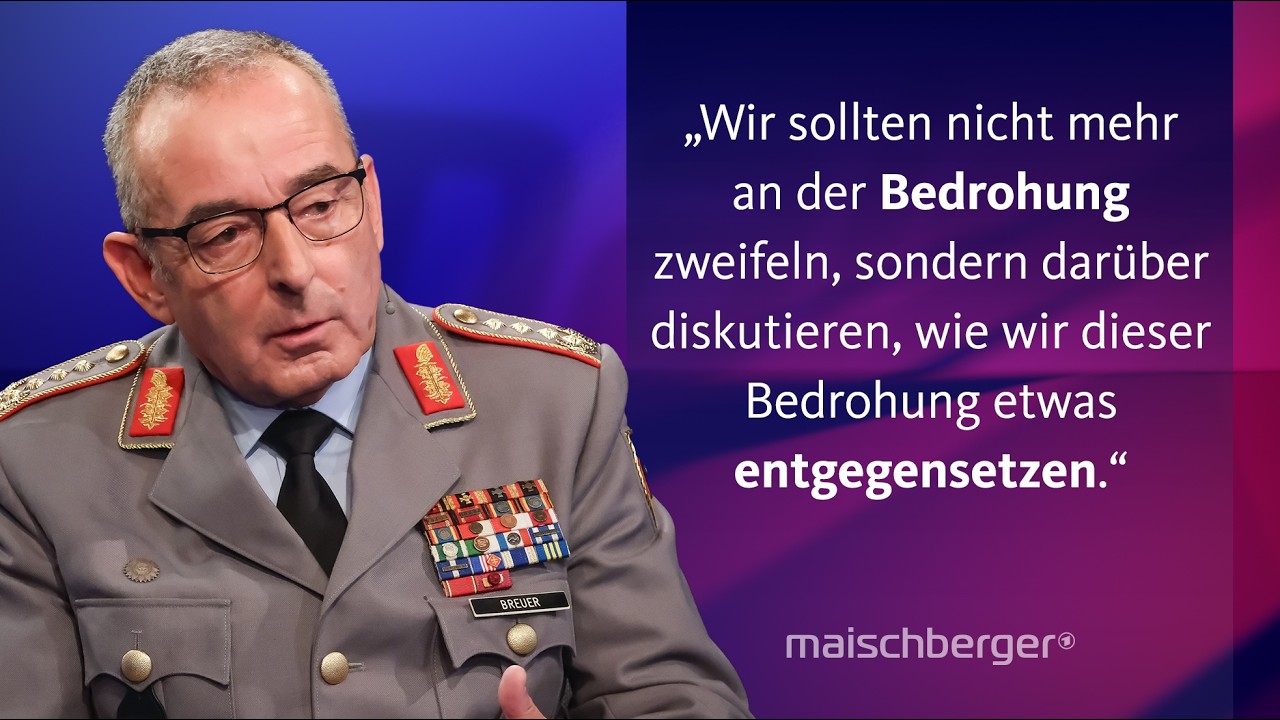 General Carsten Breuer im Gespräch: Wie verteidigungsbereit ist die Bundeswehr? | maischberger