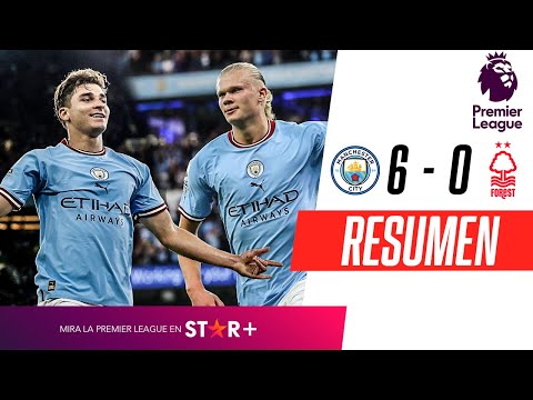 Video: Concierto de Manchester City con tres de Haaland y doblete de Julián Álvarez