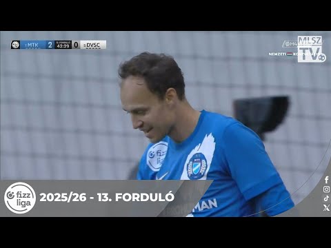 Bognár István gólja az MTK Budapest – DVSC mérkőzésen
