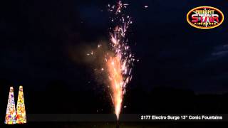 preview picture of video 'Bright Star Electro Surge Cone Fountain Firework'