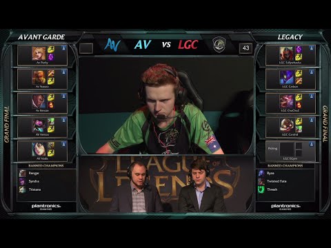 Avant Garde vs Legacy | Game 1 Grand Finals of S4 Oceanic Regional Final 2014 | AV vs LGC G1