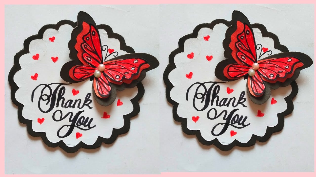 Handmade Thank You Card for Teacher / Easy And Beautiful Greeting Card