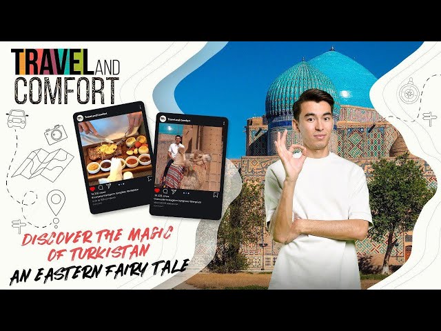 What can you see in the holy city of Turkistan?