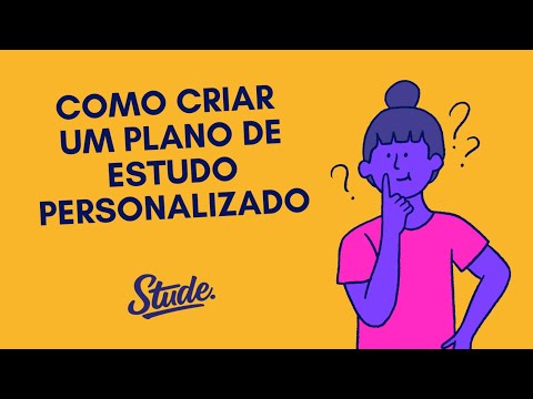 Como Criar Um Plano de Estudo Personalizado 😍 Menos de 4 min 🚀