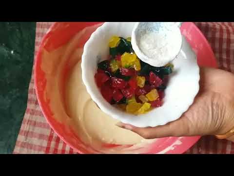 Eggless Tuti furti Cake without oven| How to make cake without oven /Microwave