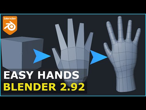 Tutorial: EASY Hands In Blender - Beginners
