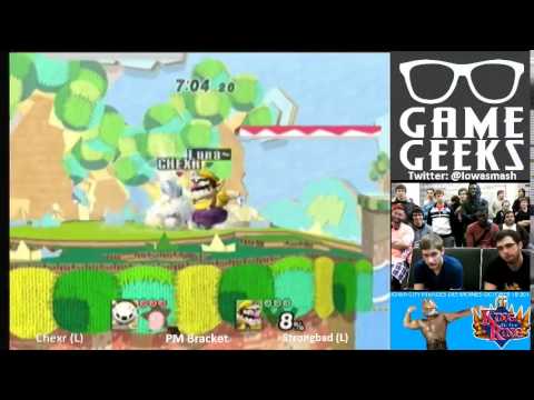 KotR - Chexr (Metaknight) vs. Strongbad (Game and Watch/Wario) SSBPM Grand Finals - Project M