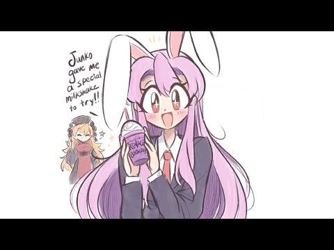 [ Touhou ] Reisen drinks the grimace shake!