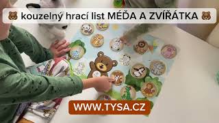 Kouzelný hrací LIST A3 - méďa a zvířátka