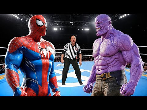 SPIDERMAN VS THANOS - EPIC BATTLE