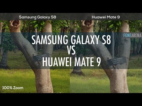Samsung Galaxy S8 vs Huawei Mate 9 Camera Comparison