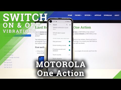 MOTOROLA One Action Choose Vibration Mode