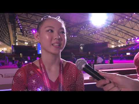 Kara Eaker - Interview - 2018 World Championships - Women’s Team Final