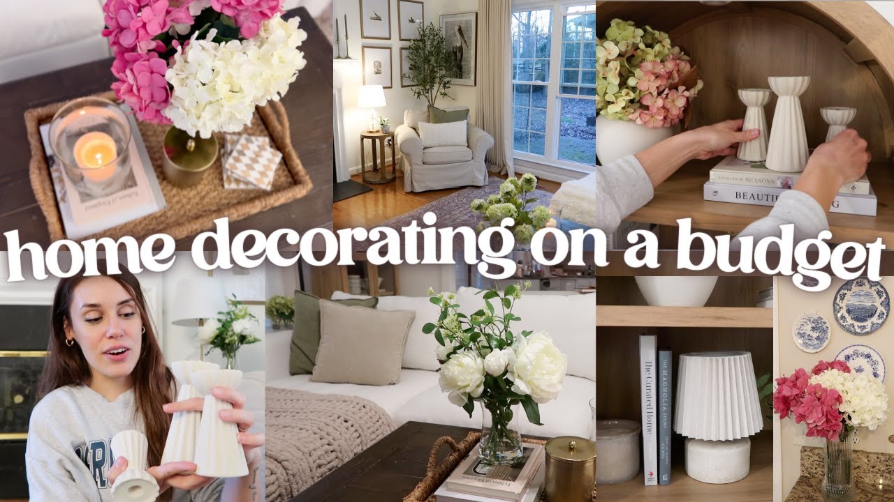 HOME DECORATING IDEAS ON A BUDGET 2025 | home decor haul & living room decorating ideas!