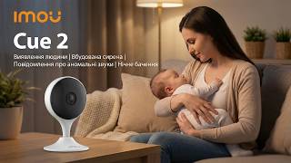 Камера Imou Cue 2 — компактна камера відеоспостереження з Wi-Fi для дому!