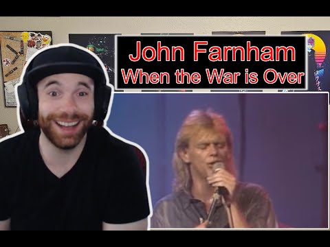 John Farnham | When the War is Over (First Time Hearing) 1987 Live Stream Reaction