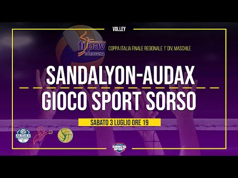 Volley – Coppa Italia Finale Regionale 1° Div  Maschile – Audax Sandalyon   Gioco Sport Sorso (3-1)