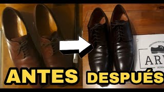 Cómo TEÑIR un ZAPATO de CUERO