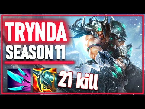 [ITA] SUPER GUIDA PER TRYNDAMERE TOP IN SEASON 11 🔥 21 kill!! - Tryndamere build season 11