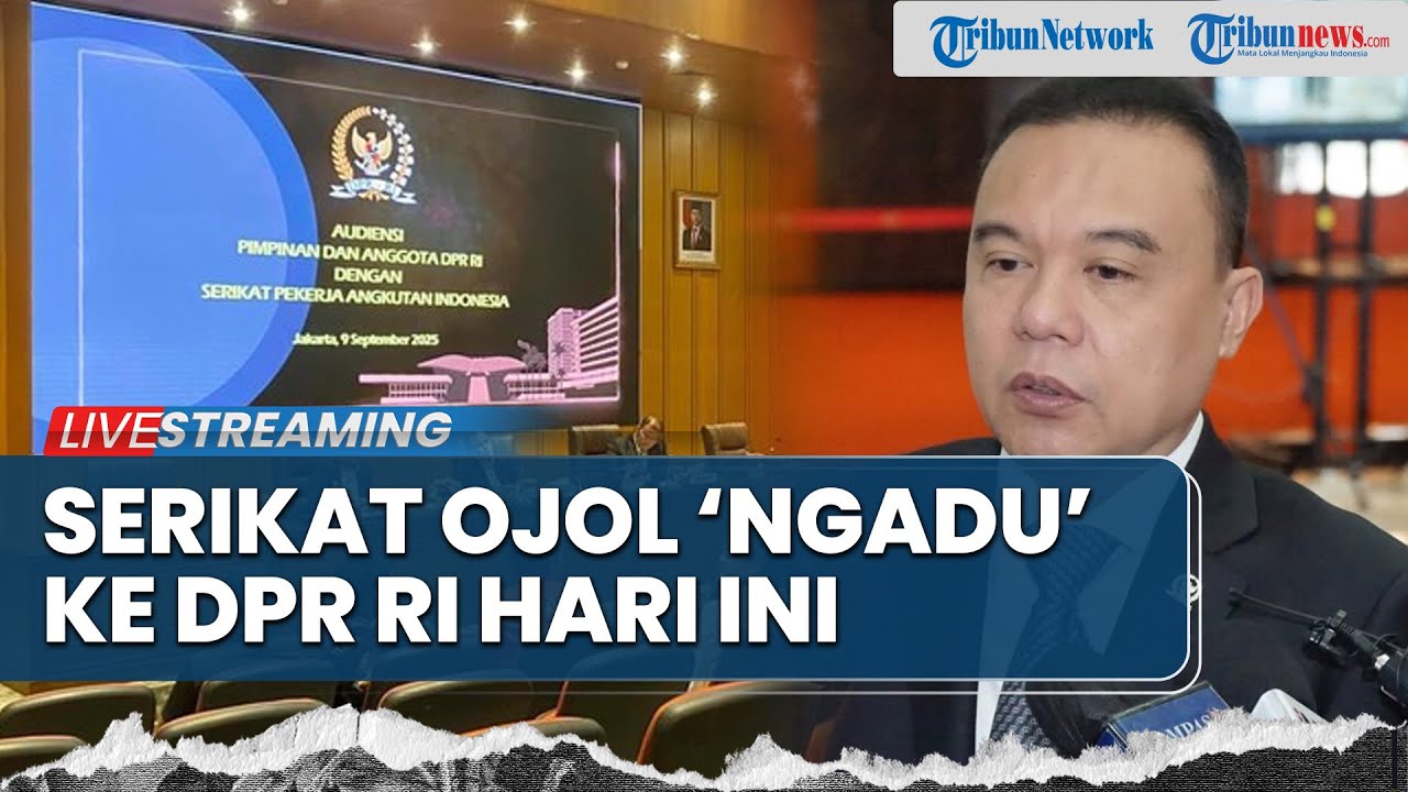 🔴Pimpinan DPR Terima Audiensi Serikat Pekerja Ojol, Usul Prabowo Terbitkan Perpres Perlindungan