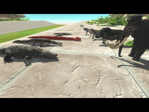 Reptiles vs Modern Mammals - Animal Revolt Battle Simulator