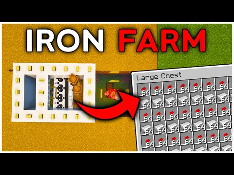 The BEST Day 1 Iron Farm in Minecraft Java 1.21 (Tutorial)