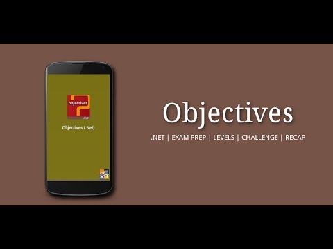 Objectives (.Net) Video