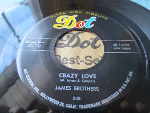 ''Crazy Love'' James Brothers  Dot 15707 Teen Rockabilly 1958 Hollywood