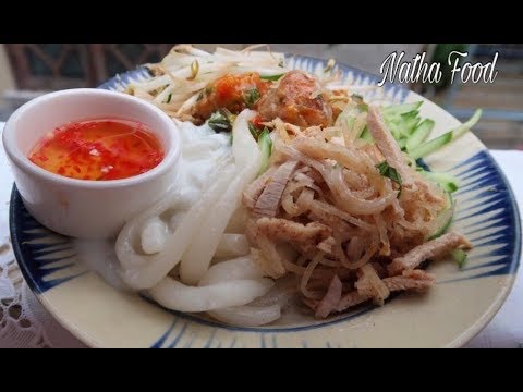 Cách làm bánh tằm bì nước cốt dừa xí mại, món ngon đậm chất Miền Tây || Natha Food