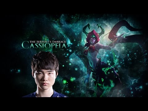 INSANE QUADRA KILL WITH CASSIOPEIA ! FAKER PRO PLAYER SMURF ?