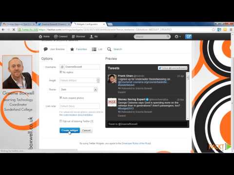 Moodle for Mobile Learning Tutorial Embedding Twitter Feeds in Moodle | packtpub com
