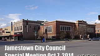 preview picture of video 'City Council Special Meeting Tours Library Jamestown ND'